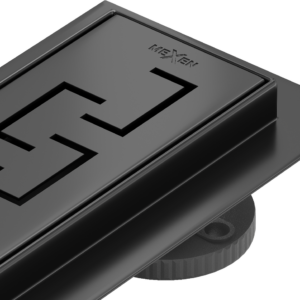 Odtokový žlab nízký MEXEN FLAT BLACK 100 cm - vzor G15