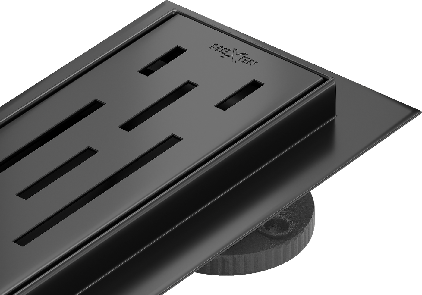 Odtokový žlab nízký MEXEN FLAT BLACK 70 cm - vzor G01