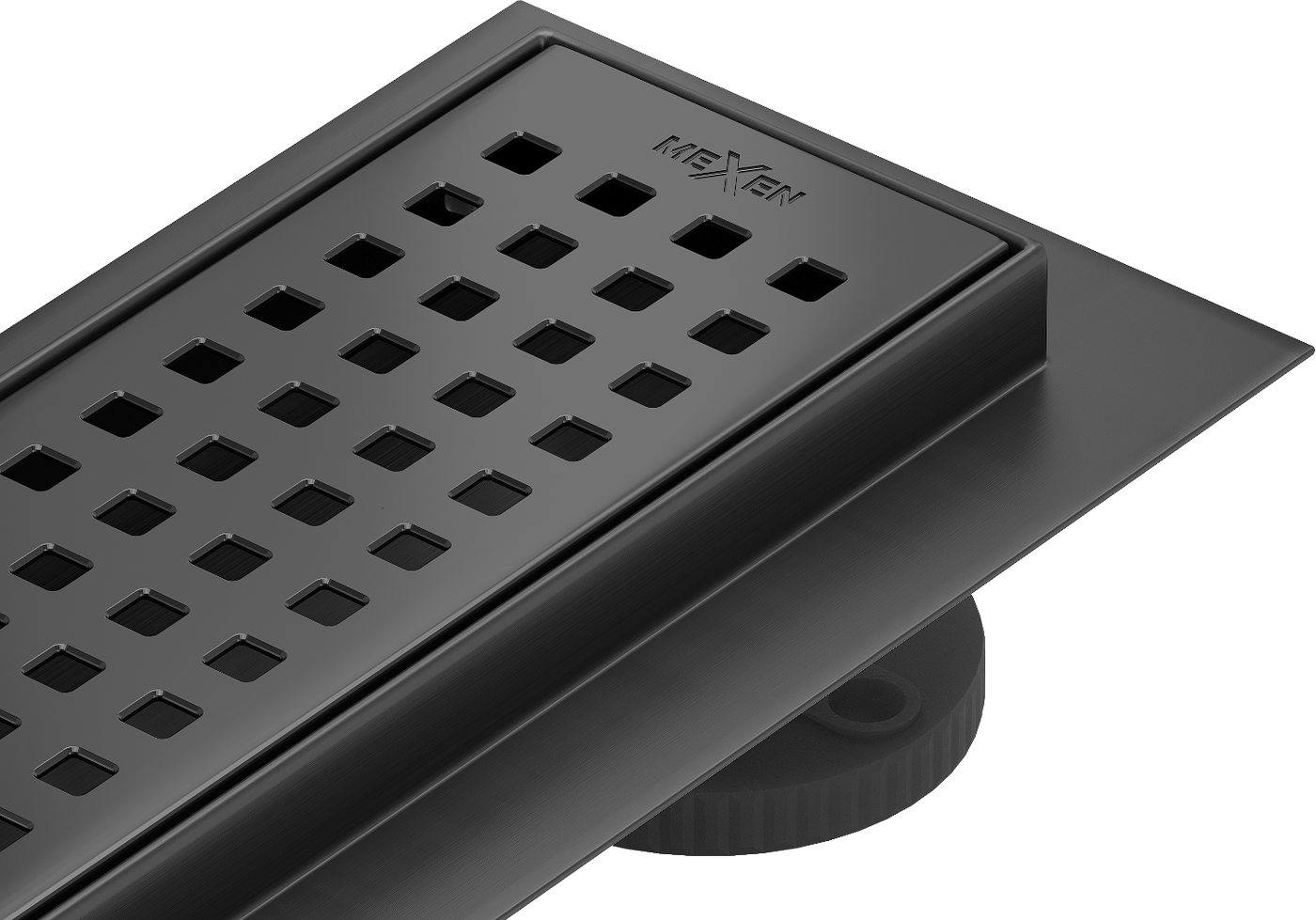 Odtokový žlab nízký MEXEN FLAT BLACK 90 cm - vzor G08