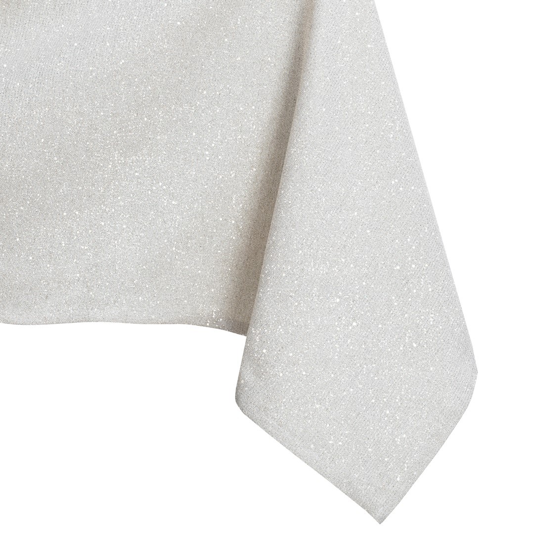 Oválný ubrus DecoKing SPARKLE krémový