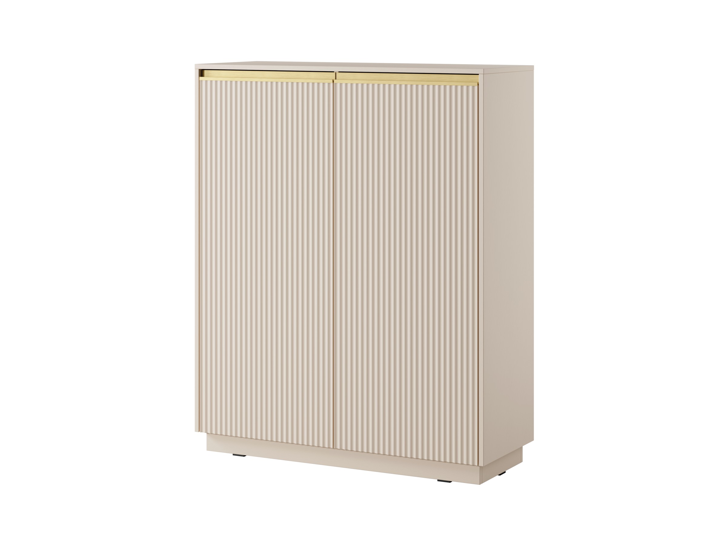 Piaski Komoda Royal II 104 cm KW béžová/zlatá
