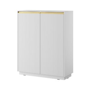 Piaski Komoda Royal II 104 cm KW bílá/zlatá