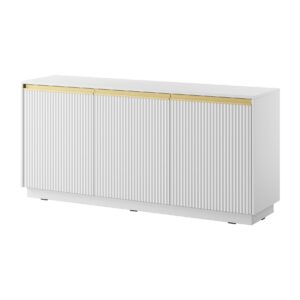 Piaski Komoda Royal II 154 cm bílá/zlatá