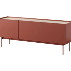 Piaski TV stolek Color 144 červený/dub linea