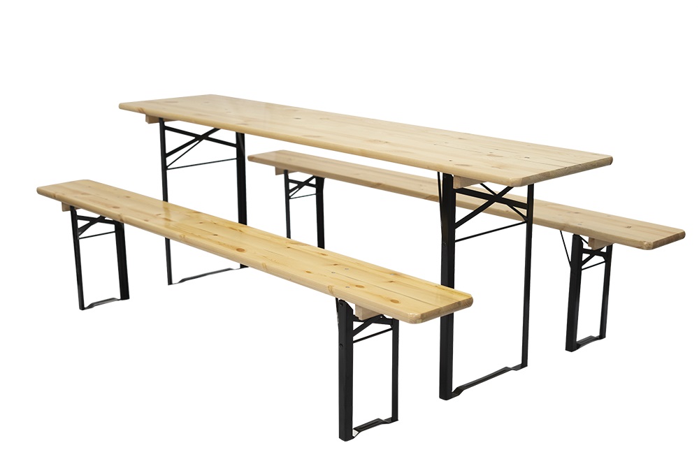 Pivní set STRAKOŠ 220 x 50 cm - WOODY STRONG