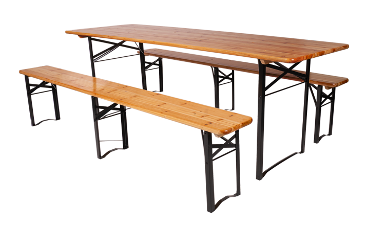 Pivní set STRAKOŠ 220 x 50 cm - WOODY