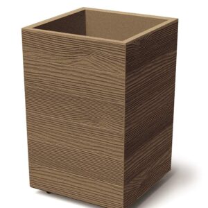 Prosperplast Květináč MADERAN SQUARE HIGH ECO WOOD 38