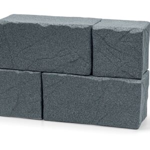 Prosperplast Sud na dešťovou vodu Stones Block 270 l tmavě šedý