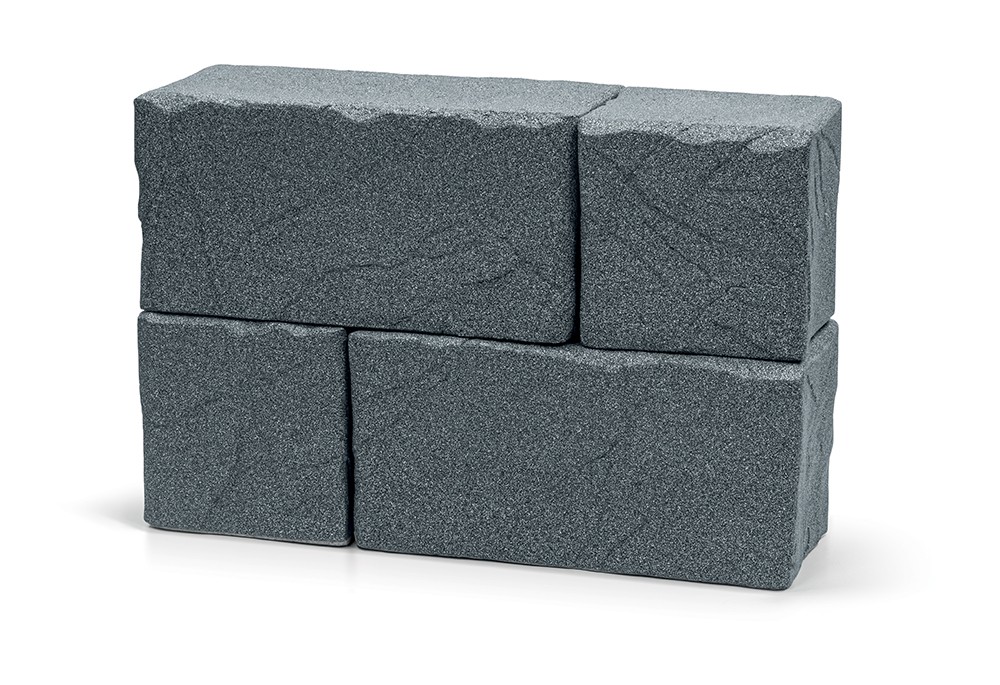 Prosperplast Sud na dešťovou vodu Stones Block 270 l tmavě šedý