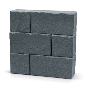 Prosperplast Sud na dešťovou vodu Stones Block 400 l tmavě šedý