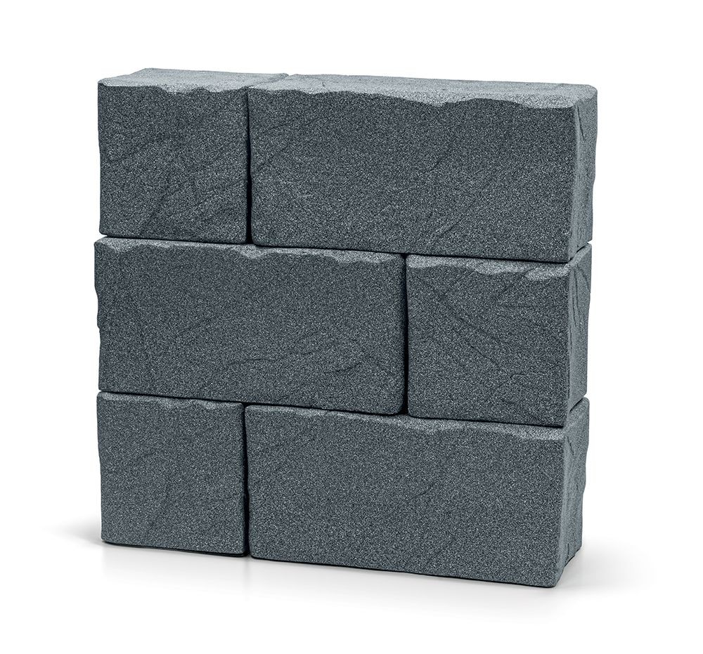 Prosperplast Sud na dešťovou vodu Stones Block 400 l tmavě šedý