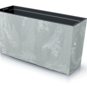 Prosperplast Truhlík s vkladem CORBI II 77 cm šedý