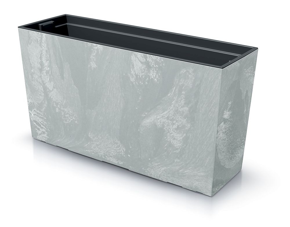Prosperplast Truhlík s vkladem CORBI II 77 cm šedý
