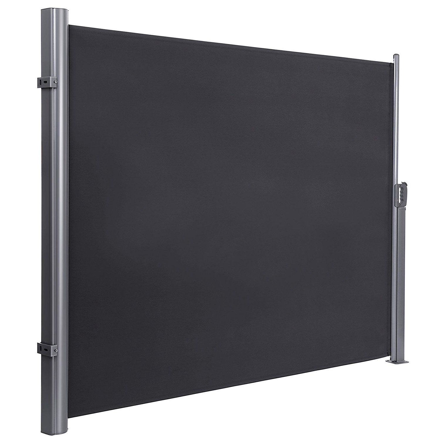 SONGMICS Boční markýza 180x300 cm kouřově šedá