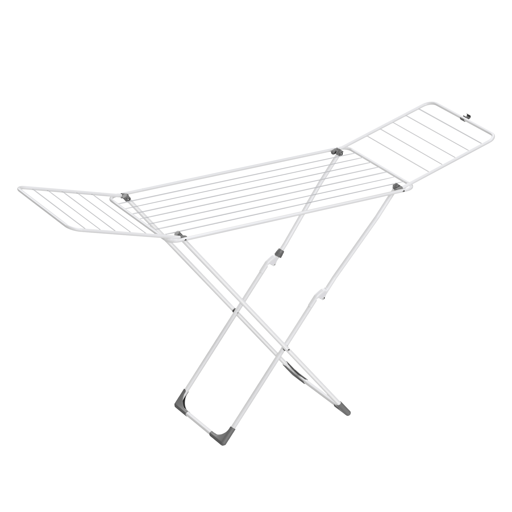 SONGMICS Skládací sušák na prádlo s křídly 182 x 103 x 50 cm bílý