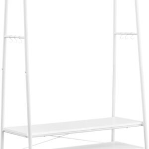 SONGMICS Stojan na oblečení Vasagle COUPE 100 cm bílý