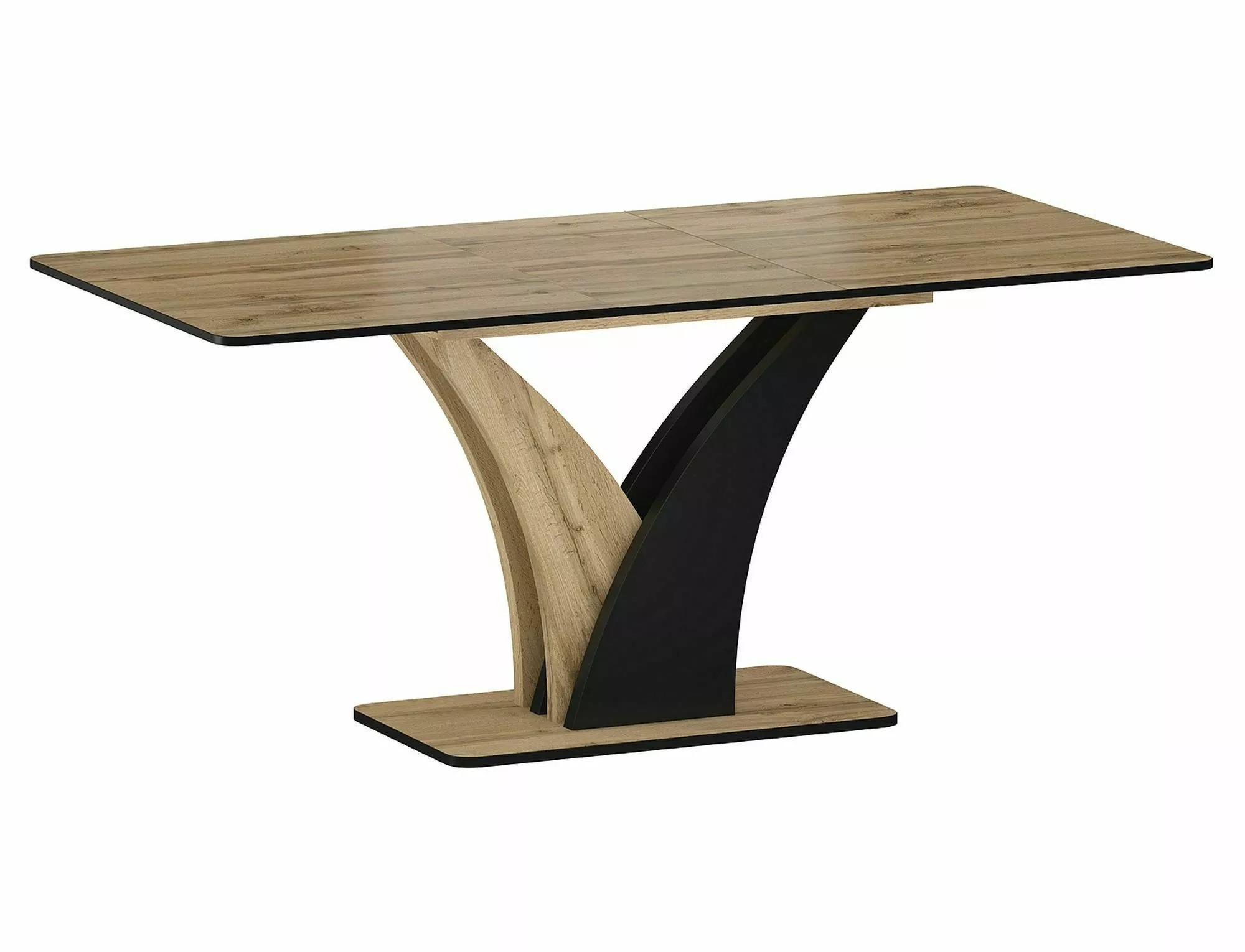 Signal Jídelní rozkládací stůl Vento 120/160 cm dub Artisan/černý