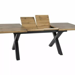 Signal Jídelní rozkládací stůl Xaviero 160/240 cm dub artisan/černý