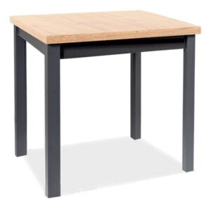 Signal Jídelní stůl Adam 90 cm dub artisan/černý