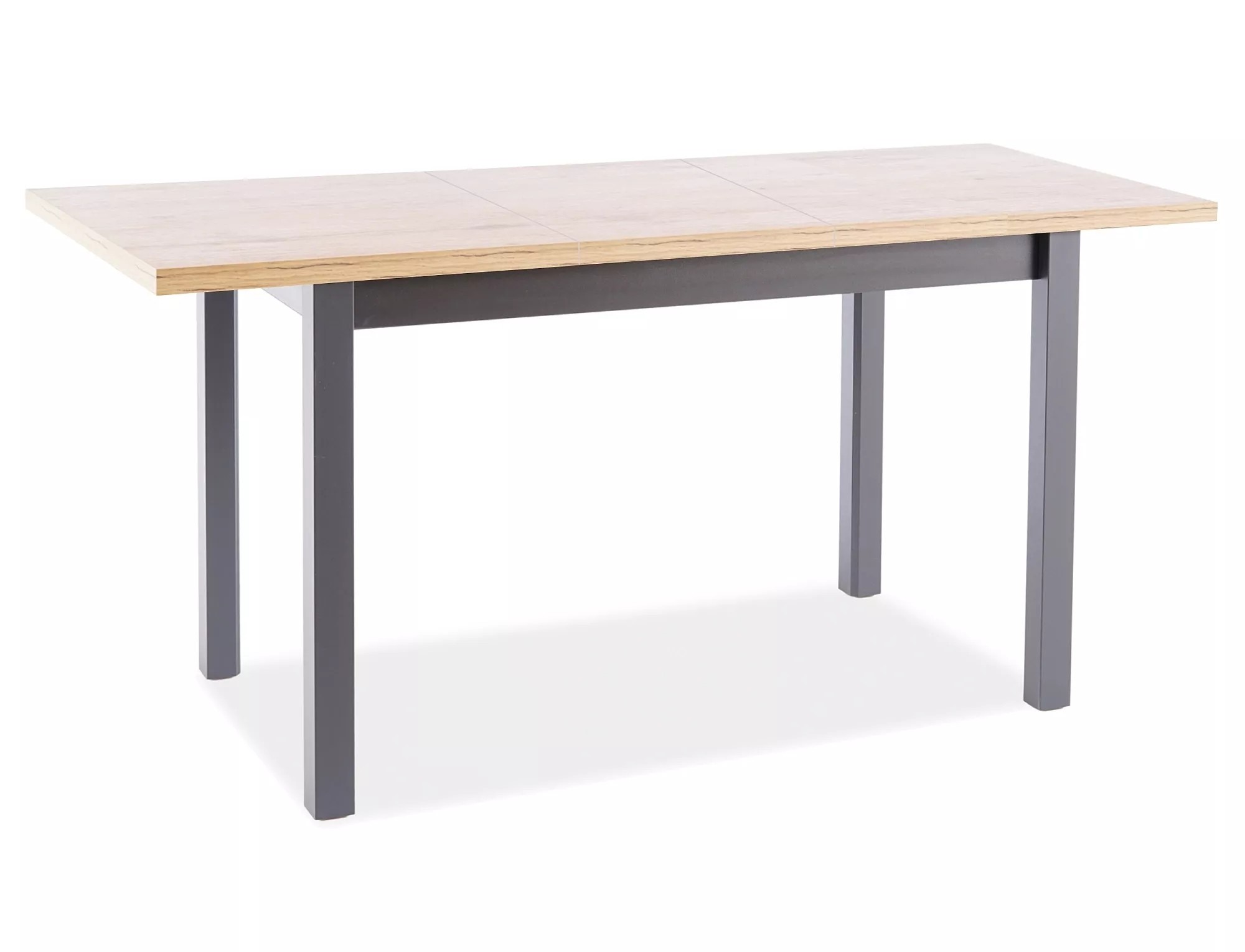 Signal Rozkládací jídelní stůl Adam 120/160 cm dub artisan/černý