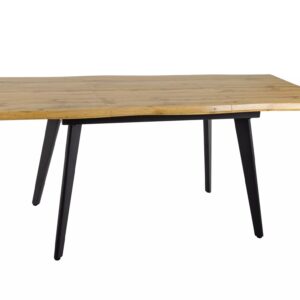 Signal Rozkládací jídelní stůl Fresno 120/180 cm dub artisan/černý