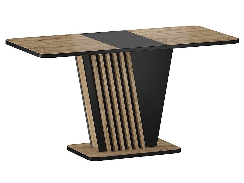 Signal Rozkládací jídelní stůl Nevio 125/170 cm dub artisan/černý