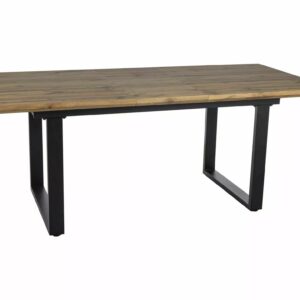 Signal Rozkládací jídelní stůl Umberto 160/240 cm dub artisan/černý