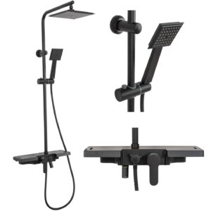 Sprchový set Rea Bravo Black