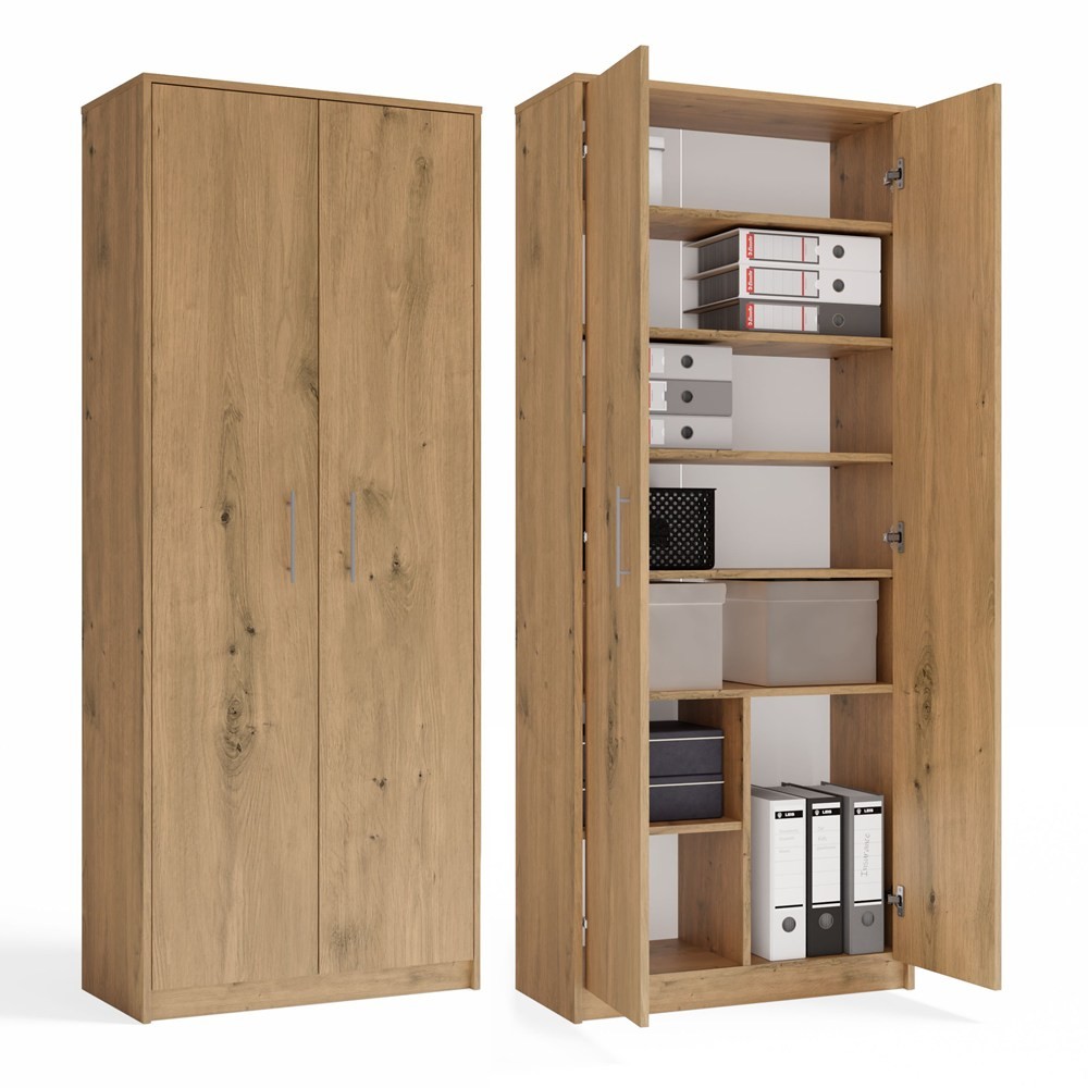 TP Living Kancelářská knihovna OLIV 2D dub Artisan - Obrázek 2
