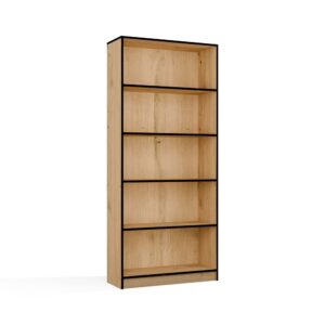 TP Living Knihovna R80 80 cm dub Artisan/černá
