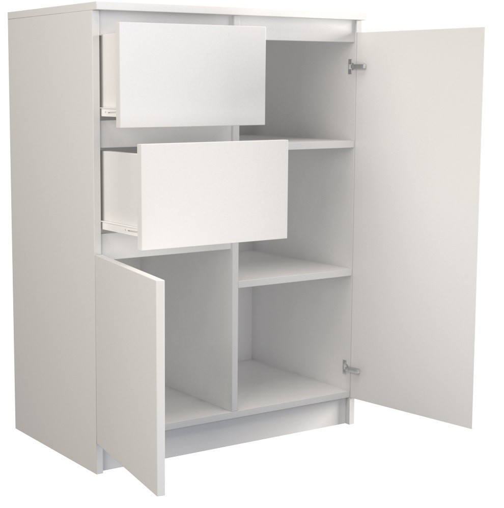 TP Living Komoda 2D2S 70 cm bílá - Obrázek 2