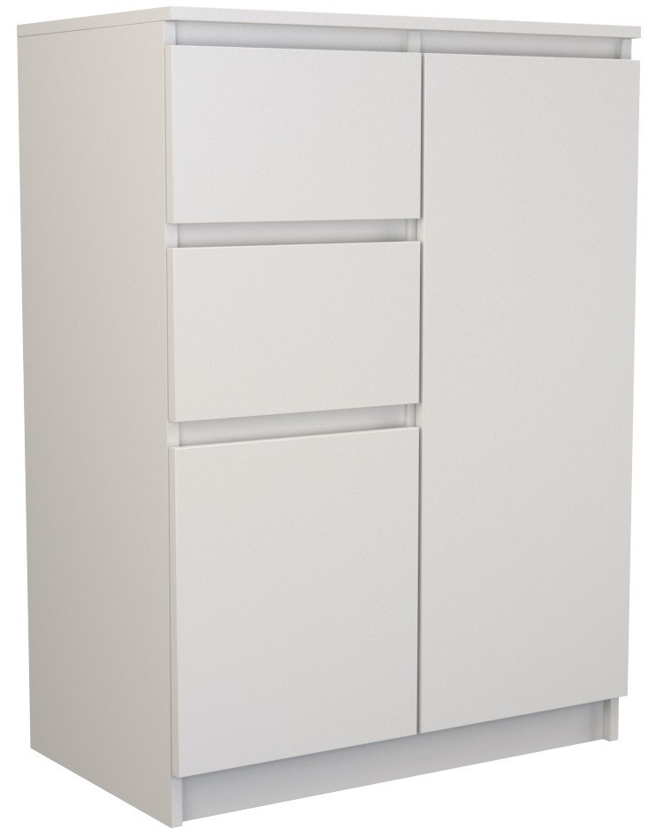 TP Living Komoda 2D2S 70 cm bílá