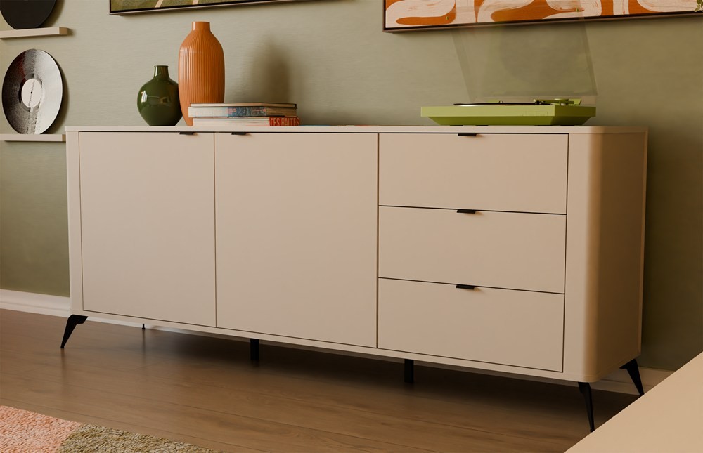 TP Living Komoda Cordoba 2D3S 183 cm kašmír - Obrázek 2