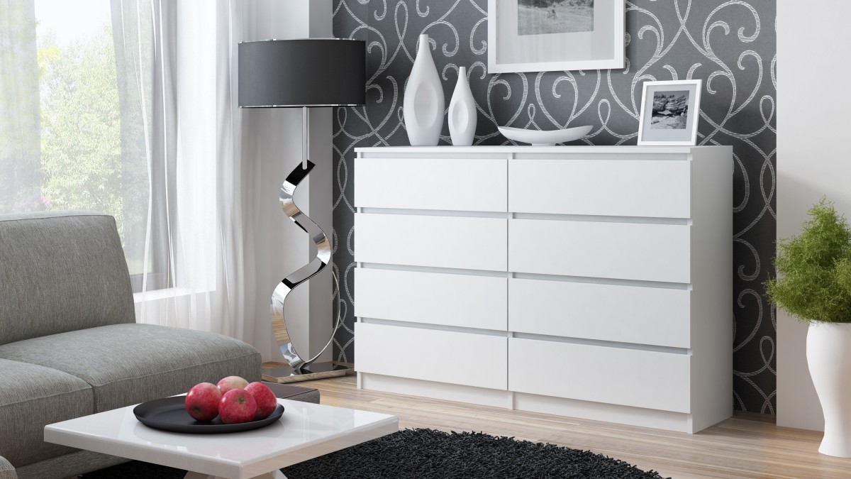 TP Living Komoda MALWA BETTY II bílá - Obrázek 2