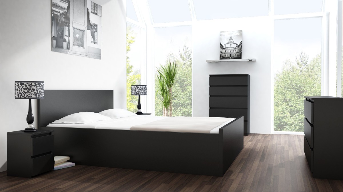 TP Living Komoda MALWA M6 120 černá - Obrázek 2