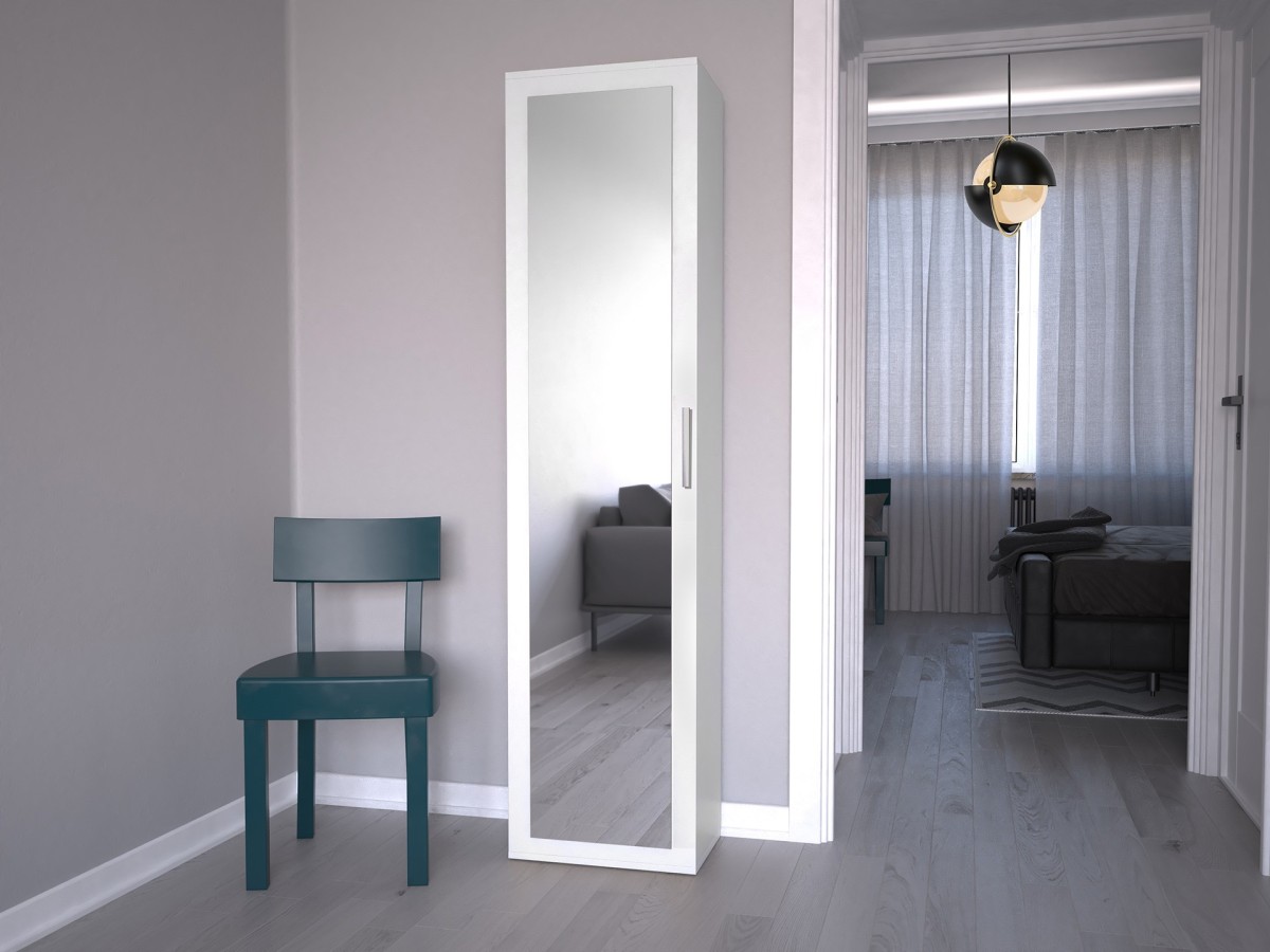 TP Living Předsíňová skříň DUO mat bílá - Obrázek 2