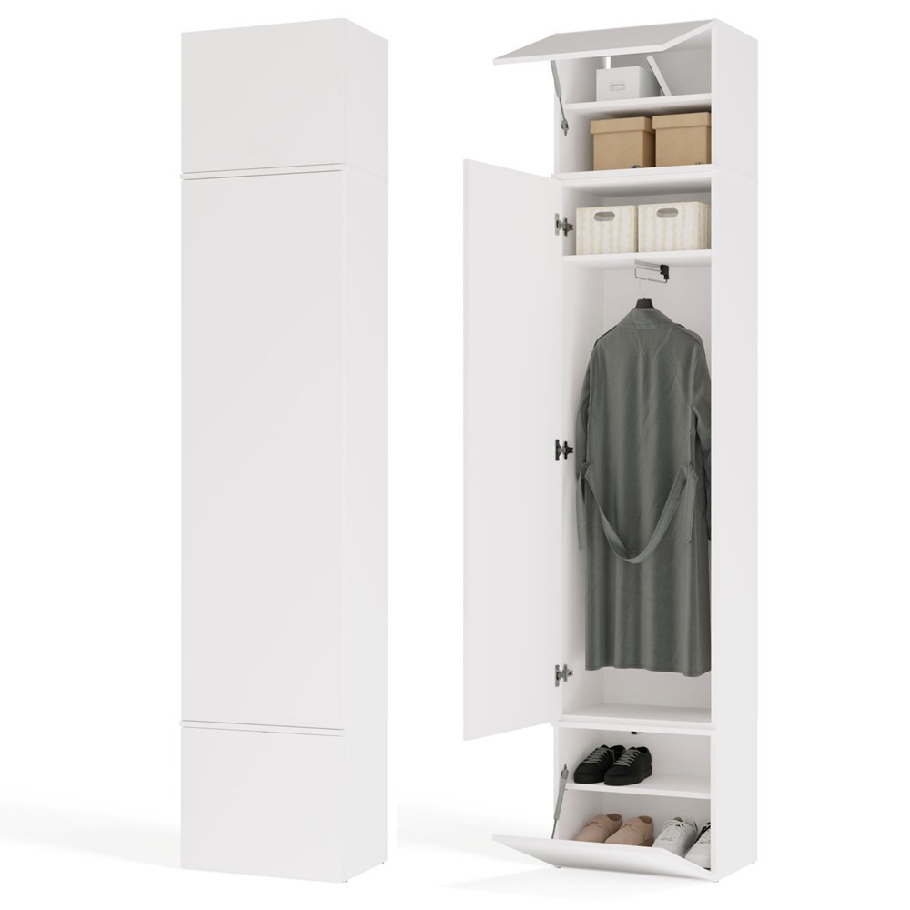 TP Living Předsíňová skříň Haga 1SZ 50 cm bílá - Obrázek 2
