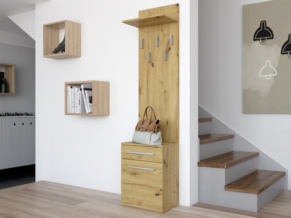 TP Living Předsíňová stěna Duo dub Artisan - Obrázek 2