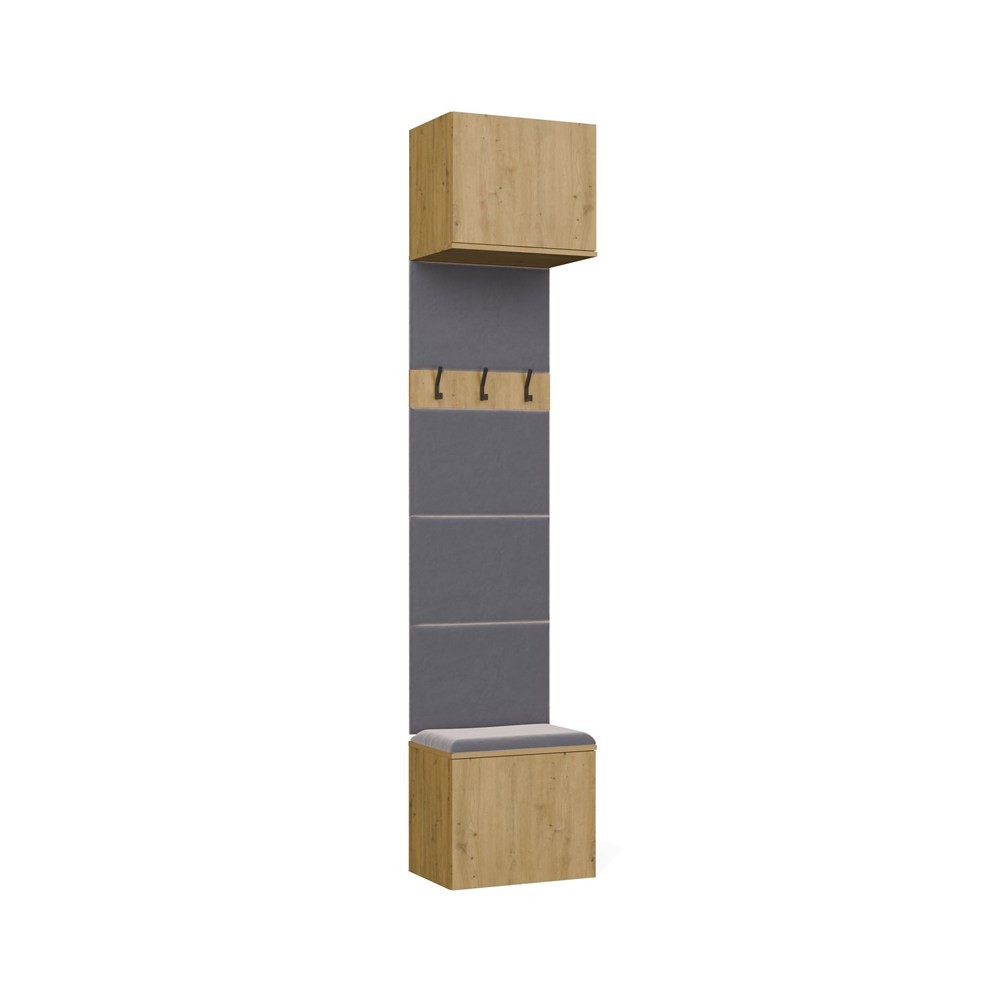 TP Living Předsíňová stěna HAGA 1W 50 cm dub Artisan