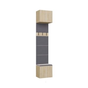TP Living Předsíňová stěna HAGA 1W 50 cm dub Sonoma