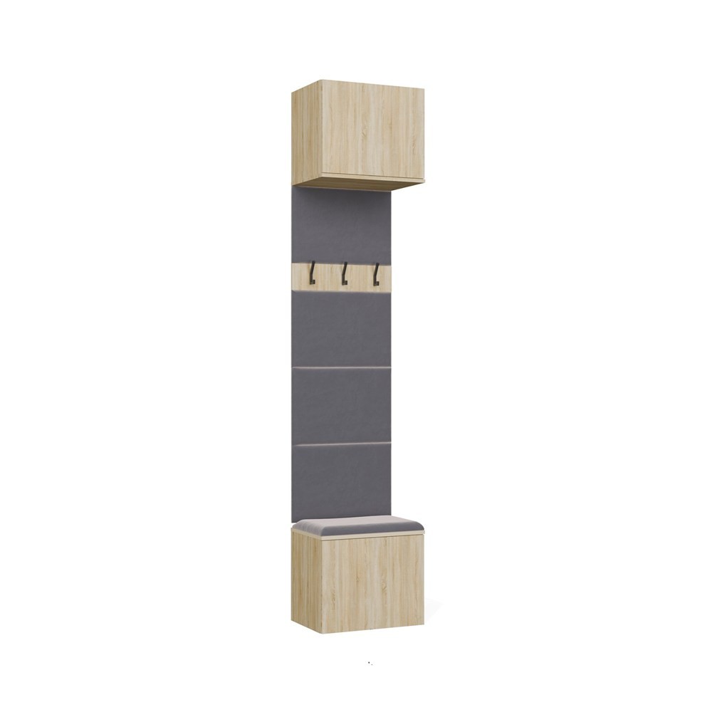 TP Living Předsíňová stěna HAGA 1W 50 cm dub Sonoma