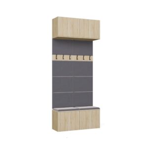 TP Living Předsíňová stěna HAGA 2W 100 cm dub Sonoma