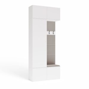 TP Living Předsíňová stěna Haga 1Sz1W 100 cm bílá