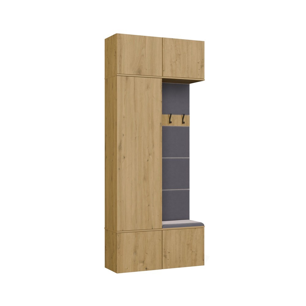 TP Living Předsíňová stěna Haga 1Sz1W 100 cm dub Artisan