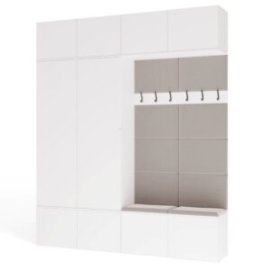 TP Living Předsíňová stěna Haga 2Sz2W 200 cm bílá