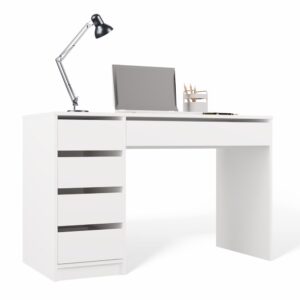 TP Living Psací stůl Arto 120 cm bílý levý