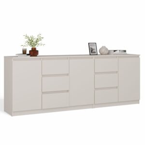 TP Living Sada 2ks komod Costa 200 cm kašmír