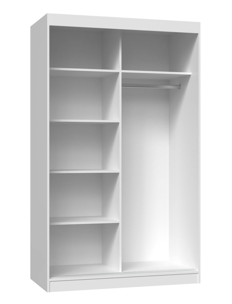 TP Living Šatní skříň IGA I 120 cm bílá - Obrázek 2