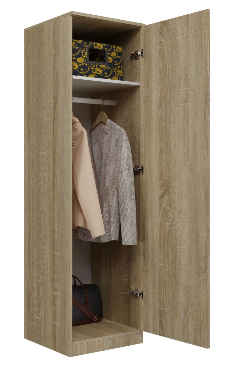 TP Living Šatní skříň Malva 50 cm dub sonoma - Obrázek 2
