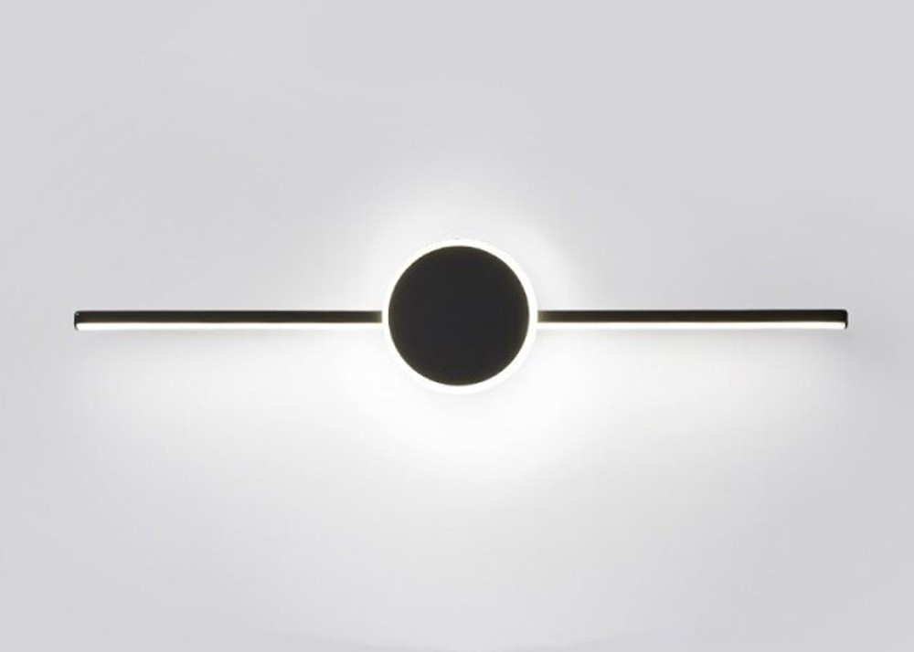 TooLight Koupelnové svítidlo s LED Round BLACK 80CM APP850-1W - Obrázek 2